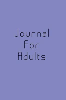 Book cover for Journal For Adults