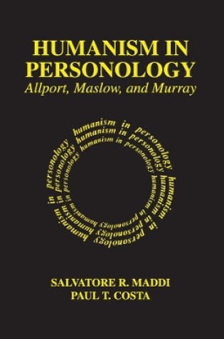 Cover of Humanism in Personology