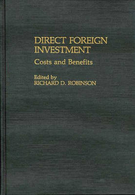 Book cover for Direct Foreign Investment