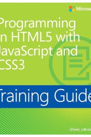 Cover of Training Guide Programming in HTML5 with JavaScript and CSS3 (MCSD)