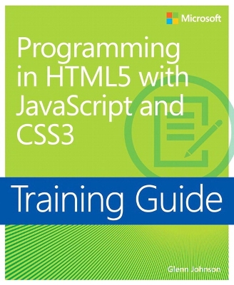 Book cover for Training Guide Programming in HTML5 with JavaScript and CSS3 (MCSD)