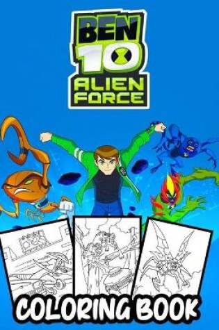 Cover of Ben 10 Alien Force Coloring Book