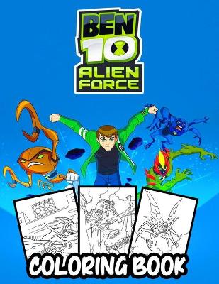 Book cover for Ben 10 Alien Force Coloring Book