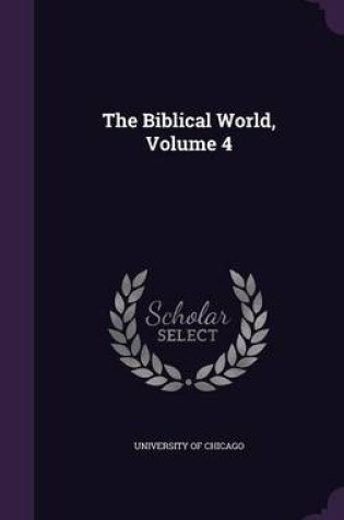 Cover of The Biblical World, Volume 4