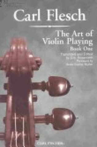 Cover of The Art of Violin Playing