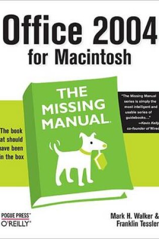 Cover of Office 2004 for Macintosh: The Missing Manual