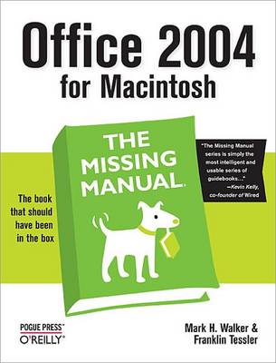 Book cover for Office 2004 for Macintosh: The Missing Manual