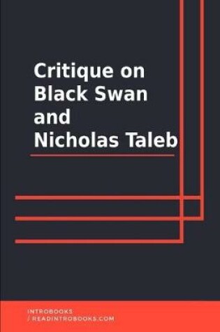 Cover of Critique on Black Swan and Nicholas Taleb