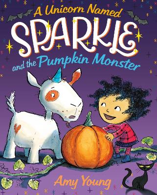 Book cover for A Unicorn Named Sparkle and the Pumpkin Monster