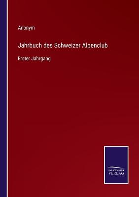 Book cover for Jahrbuch des Schweizer Alpenclub