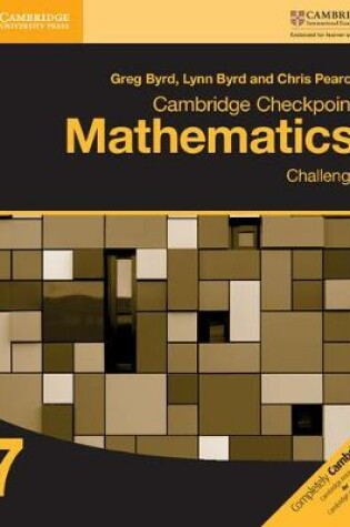 Cover of Cambridge Checkpoint Mathematics Challenge Workbook 7