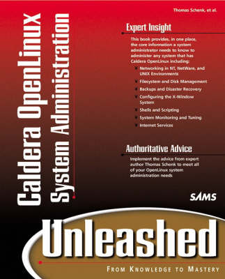 Cover of Caldera OpenLinux System Administration Unleashed
