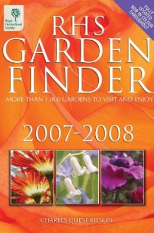 Cover of RHS Garden Finder 2007-2008