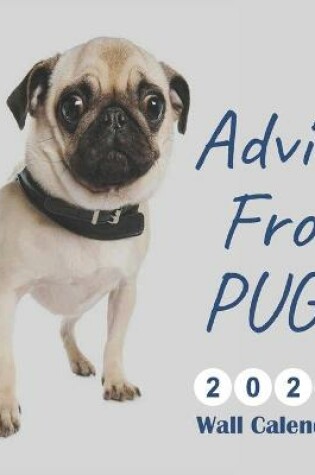 Cover of Advice From Pugs 2021 Wall Calendar