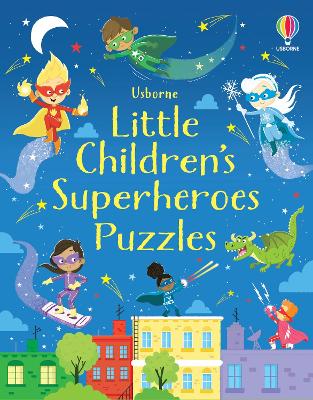 Book cover for Little Children's Superheroes Puzzles