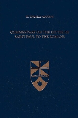 Cover of Commentary on the Letter of Saint Paul to the Romans