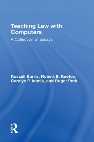 Cover of Teaching Law With Computers