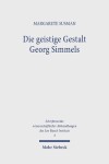 Book cover for Die geistige Gestalt Georg Simmels