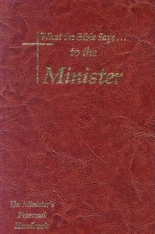 Cover of What the Bible Says to the Minister (Leatherette - Camel)