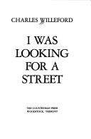 Book cover for I Was Looking for a Street