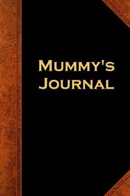Book cover for Mummy's Journal Vintage Style