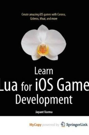 Cover of Learn Lua for IOS Game Development