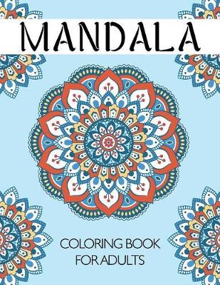 Book cover for Mandala Coloring Book for Adults