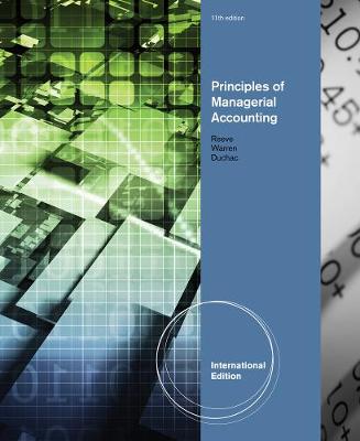 Book cover for Principles of Managerial Accounting, International Edition