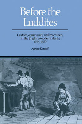 Cover of Before the Luddites