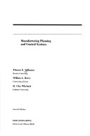 Cover of Manufacturing Planning and Control Systems