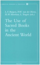 Book cover for The Use of Sacred Books in the Ancient World