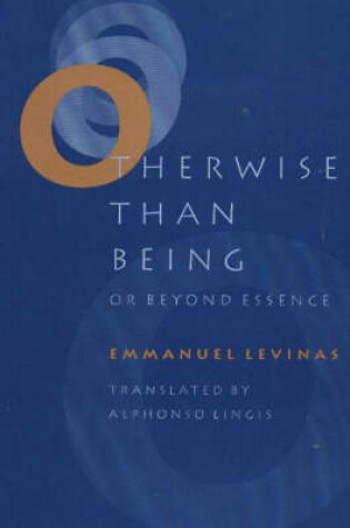 Cover of Otherwise than Being or Beyond Essence