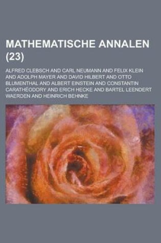 Cover of Mathematische Annalen (23)