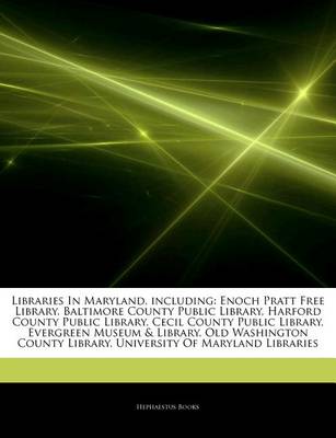 Cover of Articles on Libraries in Maryland, Including