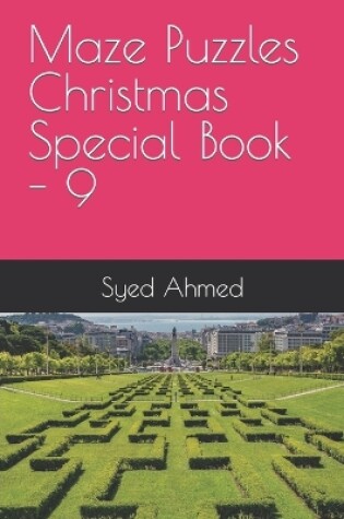 Cover of Maze Puzzles Christmas Special Book - 9