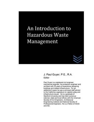 Book cover for An Introduction to Hazardous Waste Management