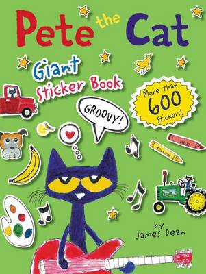 Book cover for Pete the Cat Giant Sticker Book