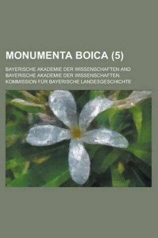 Cover of Monumenta Boica (5)