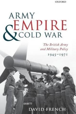 Cover of Army, Empire, and Cold War