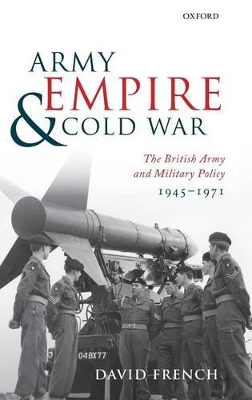 Book cover for Army, Empire, and Cold War