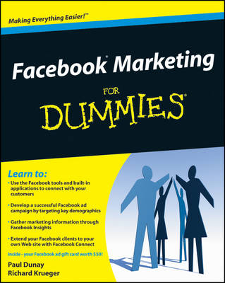 Book cover for Facebook Marketing For Dummies