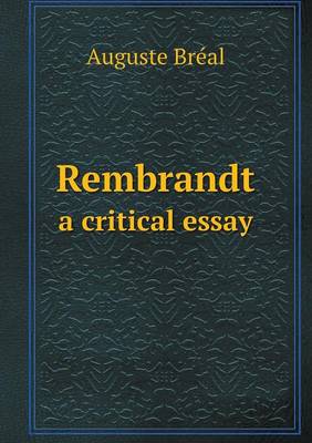 Book cover for Rembrandt a critical essay