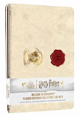 Cover of Harry Potter: Welcome to Hogwarts Planner Notebook Collection (Set of 3)