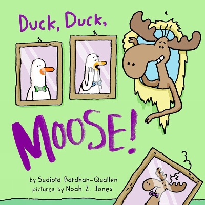 Book cover for Duck, Duck, Moose!