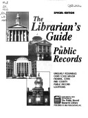 Book cover for Librarian's Guide to Public Records
