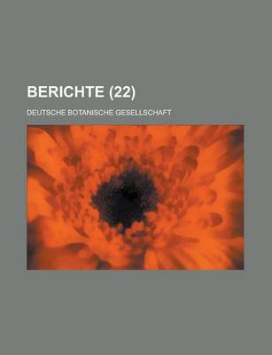 Book cover for Berichte (22 )