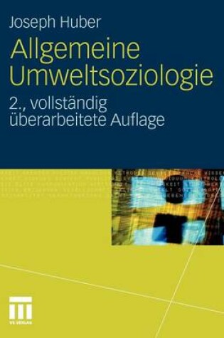 Cover of Allgemeine Umweltsoziologie