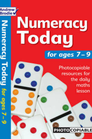 Cover of Numeracy Today for Ages 7-9