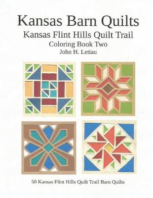 Book cover for Kansas Barn Quilts Coloring Book Two