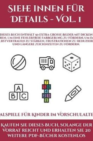 Cover of Malspiele fur Kinder im Vorschulalter (Siehe innen fur Details - Vol. 1)